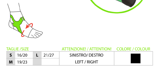 CAVIGLIERA ELASTICA POWER BAND TAPING Ref.489 Orione