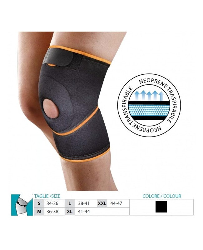 Supporto per ginocchio in neoprene - Rif. 5708ST