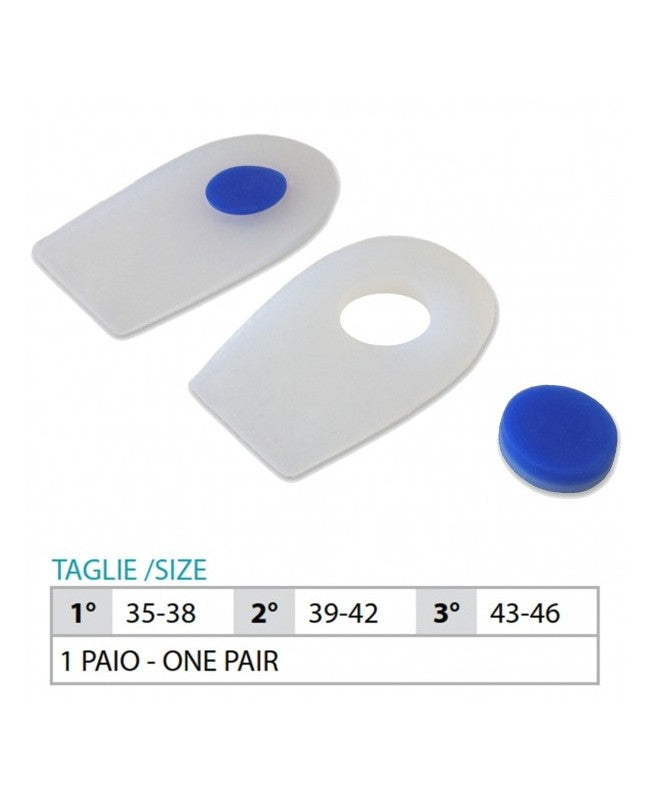 Tallone piatto in silicone OK PED con inserto rimovibile - Rif. 104 ST